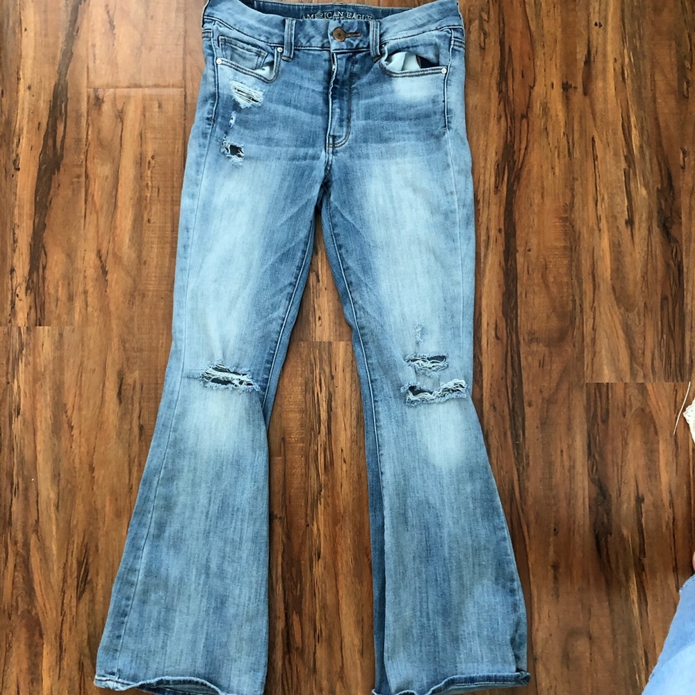 American Eagle Outfitters Hi Rise Boho Artist Jean